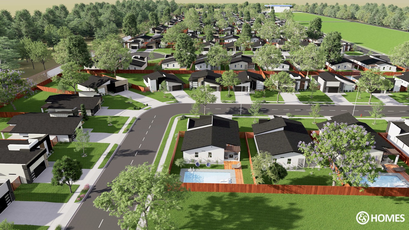 Los Cielos Subdivision Dron View