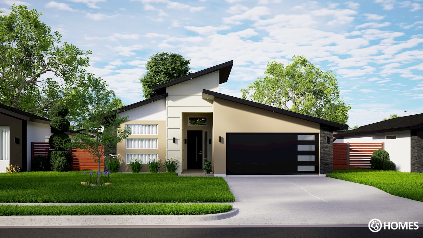 Design photo of homes in the Los Cielos subdivision