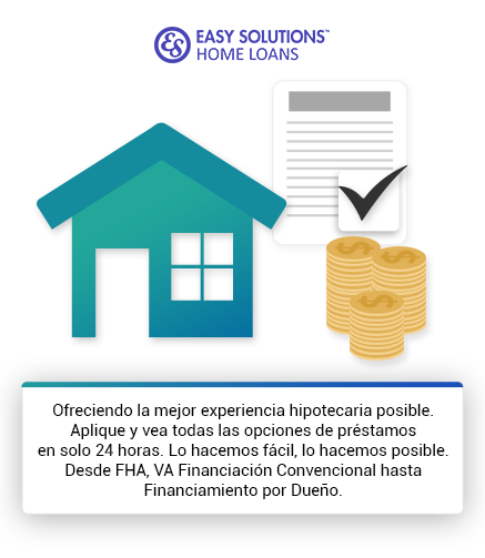 Ofreciendo la mejor experiencia hipotecaria posible. Aplique y vea todas las opciones de préstamos en solo 24 horas. Lo hacemos fácil, lo hacemos posible. Desde FHA, VA Financiación Convencional hasta Financiamiento por Dueño.